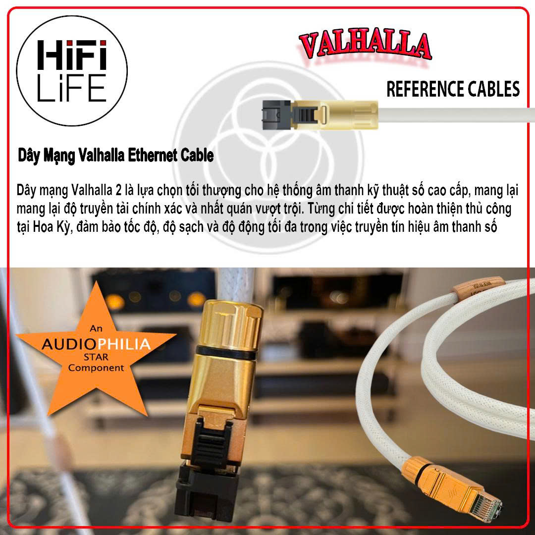 Khi Dây Ethernet Không Còn Là Phụ Kiện - Cảm Nhận Của Chuyên Gia Về Nordost Valhalla Ethernet